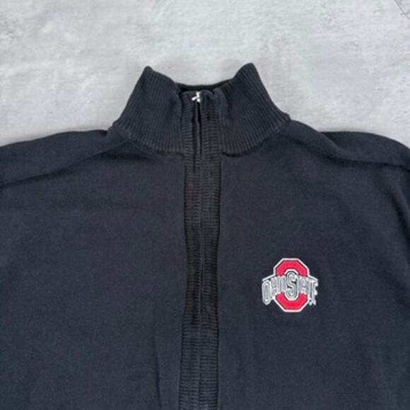 Vintage Ohio State Buckeyes Enro Zip Up Sweater Vest - Picture 3 of 4